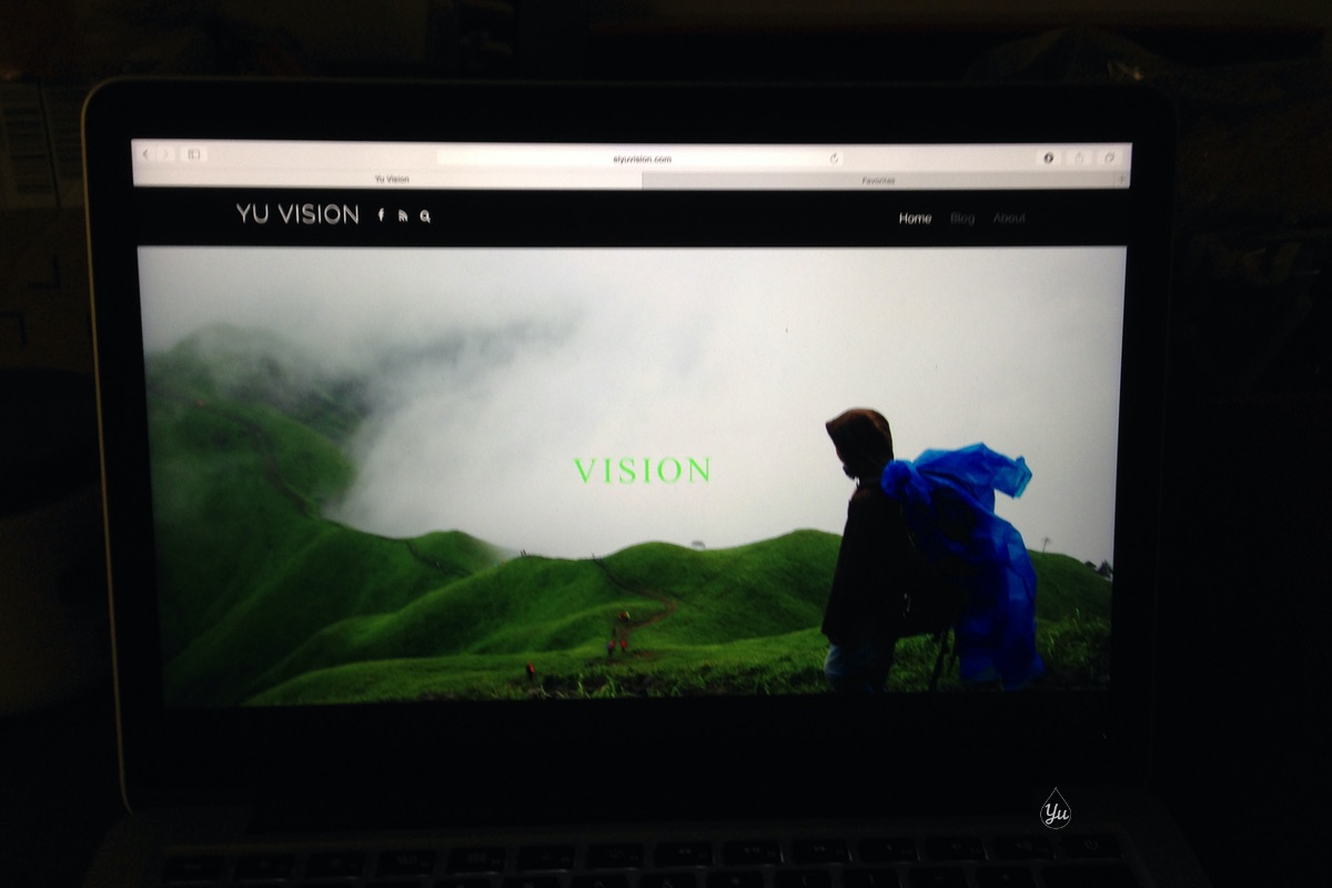 Homepage Yu Vision at 2015